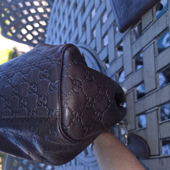 Gucci Guccissima Sukey Brown Shoulder Bag With Wallet. C.O.A - Picture 5 of 13